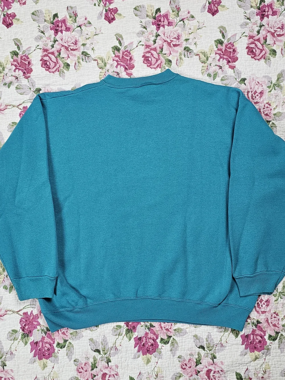 Vintage Tultex Christmas Santa Claus Graphic Crewneck Pullover Sweatshirt XL